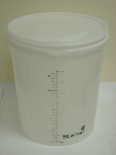 30L Pail & Lid with Airlock, Top Hat Grommet, Tap & Thermometer